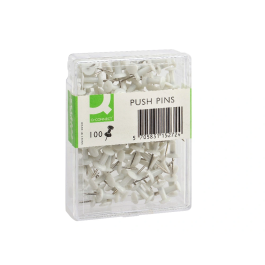 Q-connect Señalizador de Planos Blanco Caja de 100 Unidades