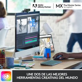 Logitech MX Keys Mini Teclado Inalámbrico Gris Pálido - Teclas Esféricas Cóncavas, Retroiluminación Inteligente, Bluetooth