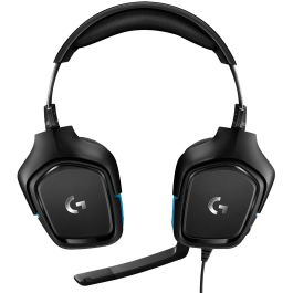 Logitech G432 Auriculares Gaming Cableados con Micrófono Sonido Envolvente DTS Headphone:X 2.0 Transductores 50mm USB Jack 3.5mm Negros