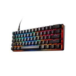 Steelseries 64913 Apex Pro Mini Gen 3 Teclado Gaming USB QWERTY Inglés Magnético-Mecánico 60% RGB Negro
