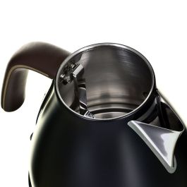 Delonghi KBOV2001.BK Hervidor de Agua Eléctrico 2000W 1.7L Negro Mate / Chocolate