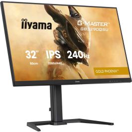 Iiyama GB3290QSU-B1 Monitor 32 Pulgadas IPS QHD 240Hz 1ms FreeSync Premium VRR Altura Ajustable USB Altavoces