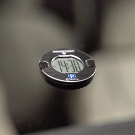 OOONO 5714149020014 Parkscheibe electrónica negra con función Radar - Disco de estacionamiento