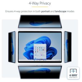 Soporte para Portátil Startech 13SP-PRIVACY-SCREEN Plástico