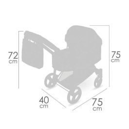 Decuevas Coche de Muñeca 3x1 Plegable Sophie para Muñecas hasta 48 cm - Edad 3+ Años, Material: Metal, Plástico, Poliéster Decuevas Coche de Muñeca 3x1 Plegable Sophie para Muñecas hasta 48 cm - Edad 3+ Años, Material: Metal, Plástico, Poliéster