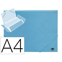 Carpeta Liderpapel Gomas Solapas Polipropileno Din A4 Celeste Opaco Precio: 2.2868993103. SKU: B15LXQ588K