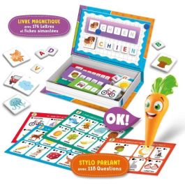 Lisciani Giochi LIS8008324110155 Bolígrafo Parlante y Juguetes Magnéticos Carotina para Aprendizaje Lúdico