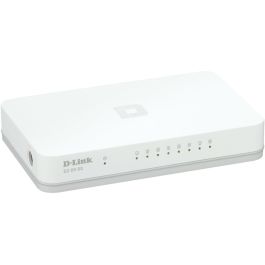D-Link GO-SW-8G Switch de Red Gigabit Easy 8 Puertos RJ-45 10/100/1000 con Tecnología Ecológica EEE para Escritorio