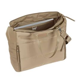 Bolso Bandolera Moos Camel Camel 54 x 31 x 17 cm Acolchado