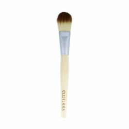 Ecotools FOUNDATION brush, Brocha de Maquillaje para Base, Acabado Impecable y Uniforme, Fibras Sintéticas Densas, Cruelty Free y Vegano