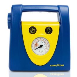 Goodyear GOD0007 Compresor Aire Portátil 12V para Coche, 120 psi, con Luz LED y Medidor, Incluye Adaptadores Goodyear GOD0007 Compresor Aire Portátil 12V para Coche, 120 psi, con Luz LED y Medidor, Incluye Adaptadores