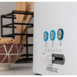 CECOTEC 03190 Tostadora, 4 Rebanadas, 1630 W, Blanco