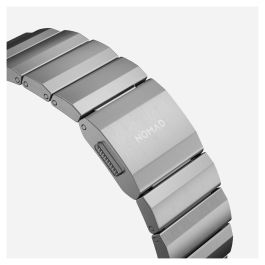 Nomad Strap Titanium Silver V2 - Banda de Correa de Titanio Ajustable para Apple Watch Ultra / Series 8/7/6/SE 42/44/45/49mm