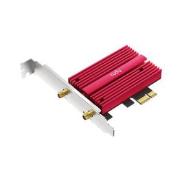 Cudy AX5400 Adaptador Wi-Fi 6E PCI Express Interno Inalámbrico Tribanda 2.4/5/6 GHz Bluetooth 5.0 para PC Windows 10