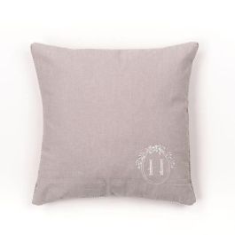 Cojín - HOY - CHARME - Chambray x Petite broderie Berenice - 40 x 40 cm