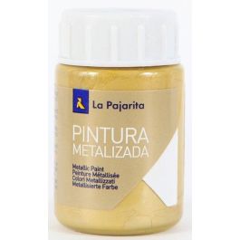 La Pajarita Pintura Metalizada Me-03 35 mL Oro Rico - Pintura para manualidades y decoración Precio: 2.78999985. SKU: B1GJKJ34CZ