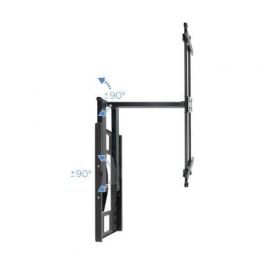 TooQ LP4380XL-B Soporte de Pared Orientable Inclinable para TV 43-80 pulgadas 50kg VESA 200x200 a 800x400 Negro