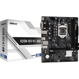 Placa ASRock H510M-Hdv/M.2 Se,Intel,1200,H470,2Ddr4,64Gb,Vga+Dvi+Hdmi,Gblan,4Sata3,6Usb3.2+M.2,Matx