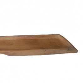 DKD Home Decor Indo 1c25 Bandeja Decoración Balines Natural Madera Reciclada 100 x 20 x 11 cm