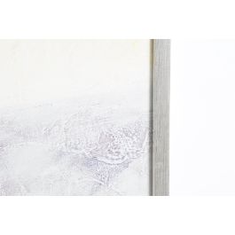 DKD Home Decor Cuadro Abstracto Beige Naranja Gris Plateado Cristal PS 3 x 100 x 70 cm (2 Unidades)