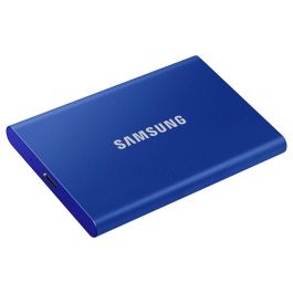 Samsung Portable SSD T7 1TB USB 3.2 Gen2 Azul, Unidad de Estado Sólido Externa, 1050 MB/s Lectura, 1000 MB/s Escritura, Protección Contraseña, NVMe