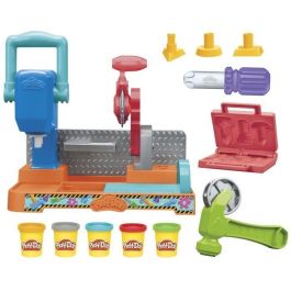 Play-Doh Banco De Herramientas F9141 Hasbro Con Martillo, Destornillador y Molde Para Niños +3 Años
