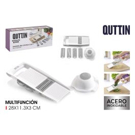 Quttin Mandolina de Cocina con 5 Funciones, 27.8 cm Largo, 11.5 cm Ancho, 3 cm Alto (12 Unidades) Precio: 64.95000006. SKU: S2201763