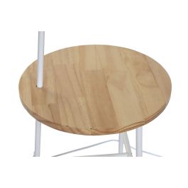 Lampara Pie Scandi DKD Home Decor Blanco Marron 65 x 152 x 40 cm Lampara Pie Scandi DKD Home Decor Blanco Marron 65 x 152 x 40 cm