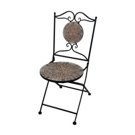 Silla Terraza Y Jardin DKD Home Decor Multicolor Negro 50 x 90 x 42 cm