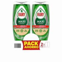 Fairy Lavavajillas Líquido Gel Concentrado Maxi Poder Elimina Grasa Incrustada Lavado a Mano 95% Biodegradable Lote 2 x 440 ml Precio: 5.79000004. SKU: B1CB6TS934