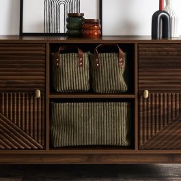 Home Deco Factory Juego De 3 Cestas Verdes Cocooning Scott