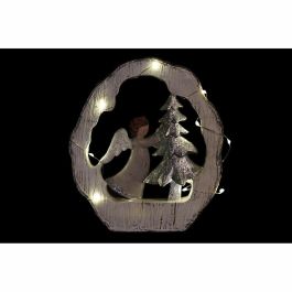 Figura Navidad Moderna DKD Home Decor Blanco Dorado 4.5 x 19 x 17 cm (2 Unidades) Figura Navidad Moderna DKD Home Decor Blanco Dorado 4.5 x 19 x 17 cm (2 Unidades)