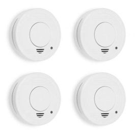 Smartwares 10.100.41 Detector de Humo Fotoeléctrico, 4 Unidades, Batería 1 Año, Alarma 85 dB, Función Silencio, 10 Años de Vida Útil Precio: 18.99994635. SKU: B19CXBN7VZ