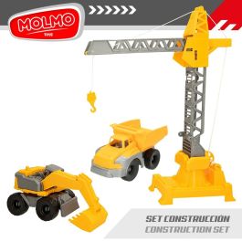 Vehículos de Construcción Colorbaby 31 x 41 x 9,5 cm (4 Unidades) 3 Piezas