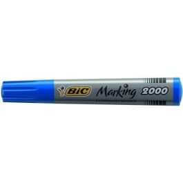 Caja de Rotuladores de Punta Fibra Acrílica Permanente Bic Marking 2000/ 4.9mm/ 12 unidades/ Azules Caja de Rotuladores de Punta Fibra Acrílica Permanente Bic Marking 2000/ 4.9mm/ 12 unidades/ Azules