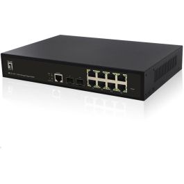 Level One GEL-1061 Switch de Red 8 Puertos Gigabit Ethernet (GE) y 2 Puertos GSFP de 19 Pulgadas