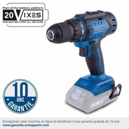 Taladro-destornillador inalámbrico - SCHEPPACH - 20V IXES - Par 60 Nm - Portabrocas 13mm - sin batería ni cargador - BC-DD60-X