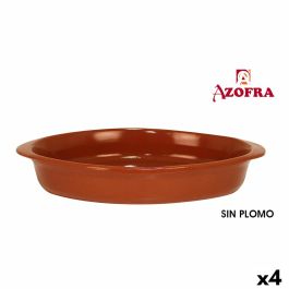Fuente de Cocina Azofra Barro cocido Ovalado 44 x 26 x 7 cm (4 Unidades) Precio: 49.69000036. SKU: B13PWB9KW6