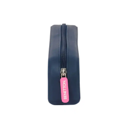 Portatodo Benetton Damero Azul marino 18.5 x 7.5 x 5.5 cm