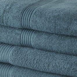 Today Juego de 4 Toallas de Baño Essential 100% Algodón 450g/m² - 2 Toallas 50x90cm + 2 Toallas 70x130cm - Pavo Real Today Juego de 4 Toallas de Baño Essential 100% Algodón 450g/m² - 2 Toallas 50x90cm + 2 Toallas 70x130cm - Pavo Real