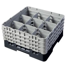 CAMBRO - 9S800-119 - Cesta de lavado 9 comp. 4 alturas - 14,8 cm Ø máx. - alt. máx. 21,7 cm - 50 x 50 x 26,7 cm - Verde sherwood Precio: 97.49999952. SKU: B14RC3ZZBG