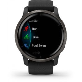 Garmin Venu 2 Smartwatch GPS 45mm, Reloj Inteligente Fitness con Música, Pagos y Monitor de Salud, Color Negro