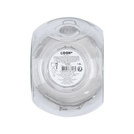 Cook Concept Bote Cristal 1,3 L con Tapa Madera Cierre Mecánico