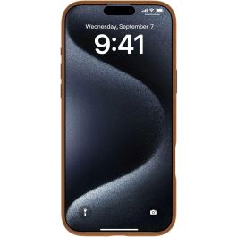 eSTUFF Funda de Cuero Magnético INFINITE VENICE para iPhone 16 Pro Marrón - 86% Plástico Reciclado