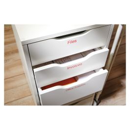 DYMO Cinta LM D1 12mmx7m Rojo/blanco