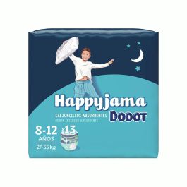 Dodot Happyjama Calzoncillo Absorbente Niño Talla 8 (8-12 años, 27-55 kg) Discreto con Ajuste 360 y Antiolor, 13 Unidades Precio: 5.8899995. SKU: S05100792