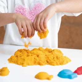Milan Magic Sand Arena Cinética con 3 Moldes para Niños +18 Meses, Suave, Nunca se Seca, 453g