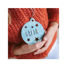 Wondee Kit para colorear vintiun christmas balls figuras de madera sostenible para pintar y decorar, juego creativo para niños