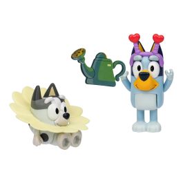MOOSE 18912 Pack 2 Figuras Bluey Let's Play Chef, Accesorios Temática Cocina, +3 Años