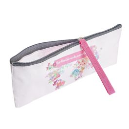 DKD Home Decor Estuche Azul Rosa 2.5 x 9.5 x 22.5 cm (12 Unidades)